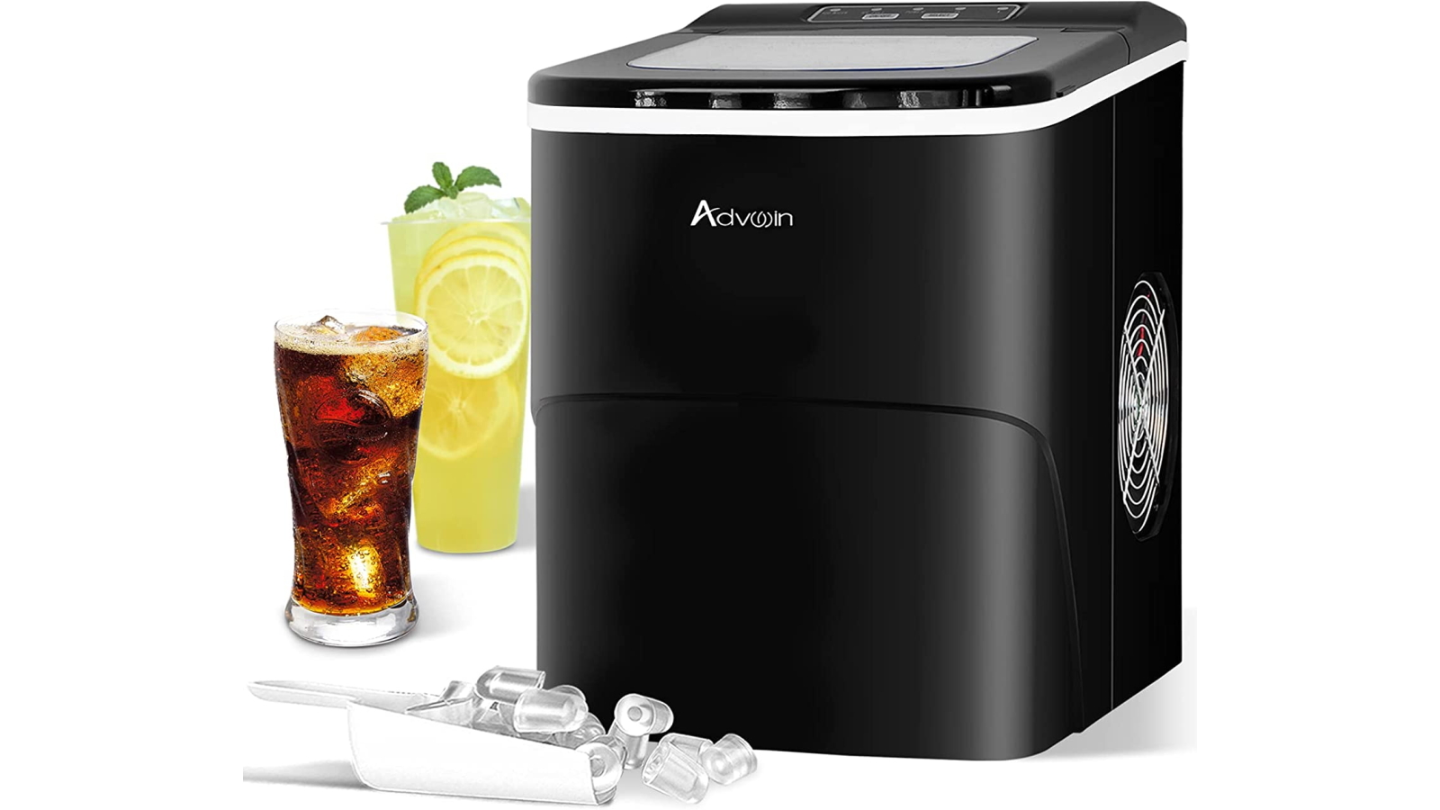 Advwin 12kg Ice Maker Machine - Black