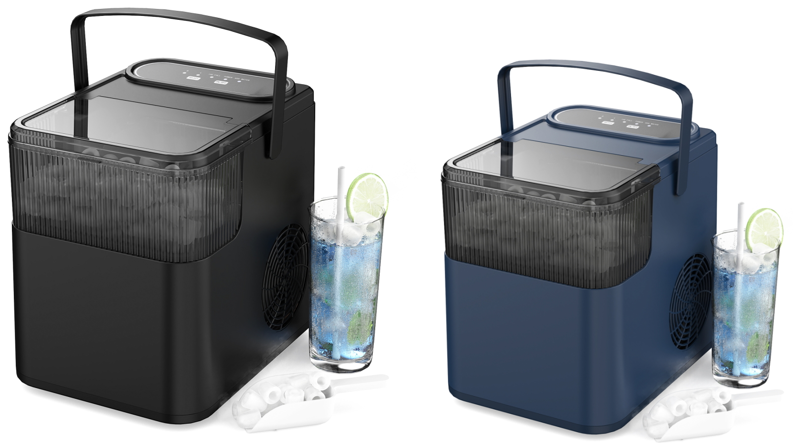 Advwin 12kg Portable Ice Maker with Self-cleaning