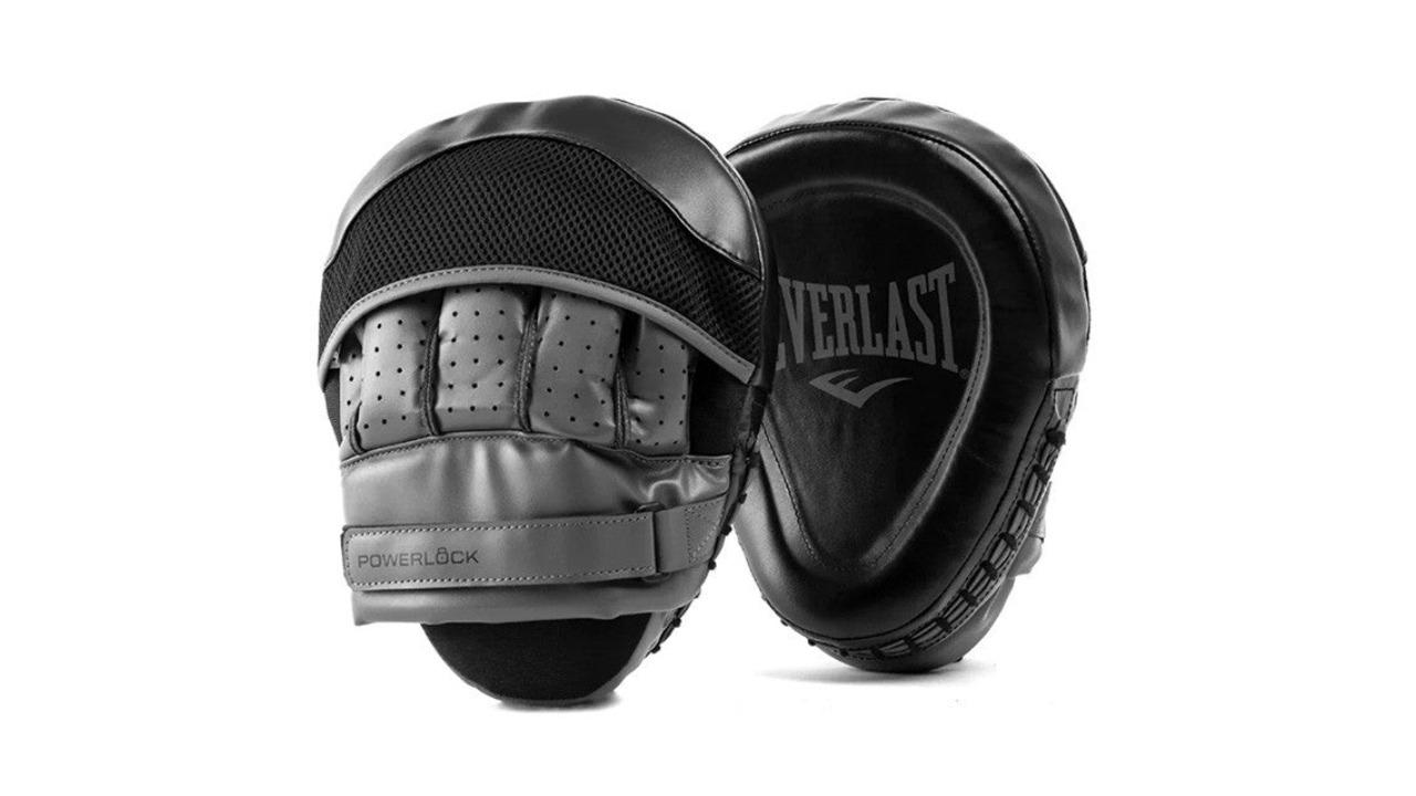 Everlast Powerlock Focus Mitt - Black/Grey