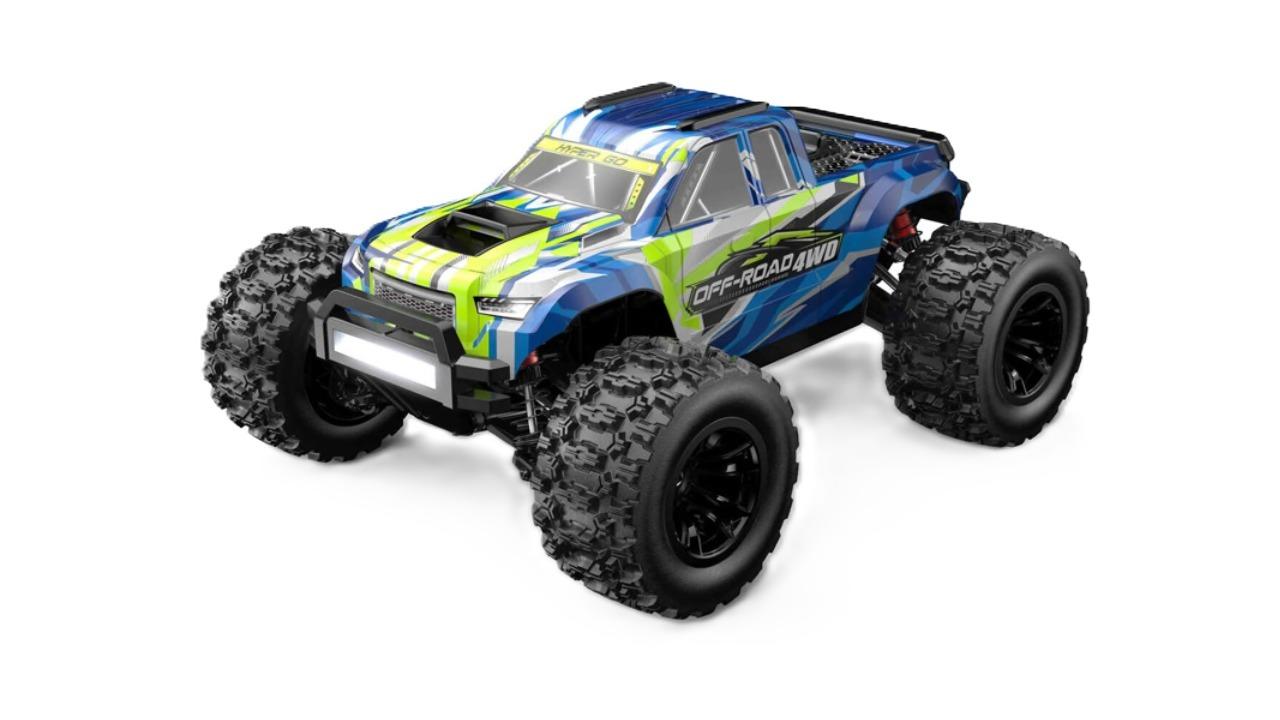 MJX Hyper Go 14208 1/14 4WD RTR Brushless RC Monster Truck Toy - Black