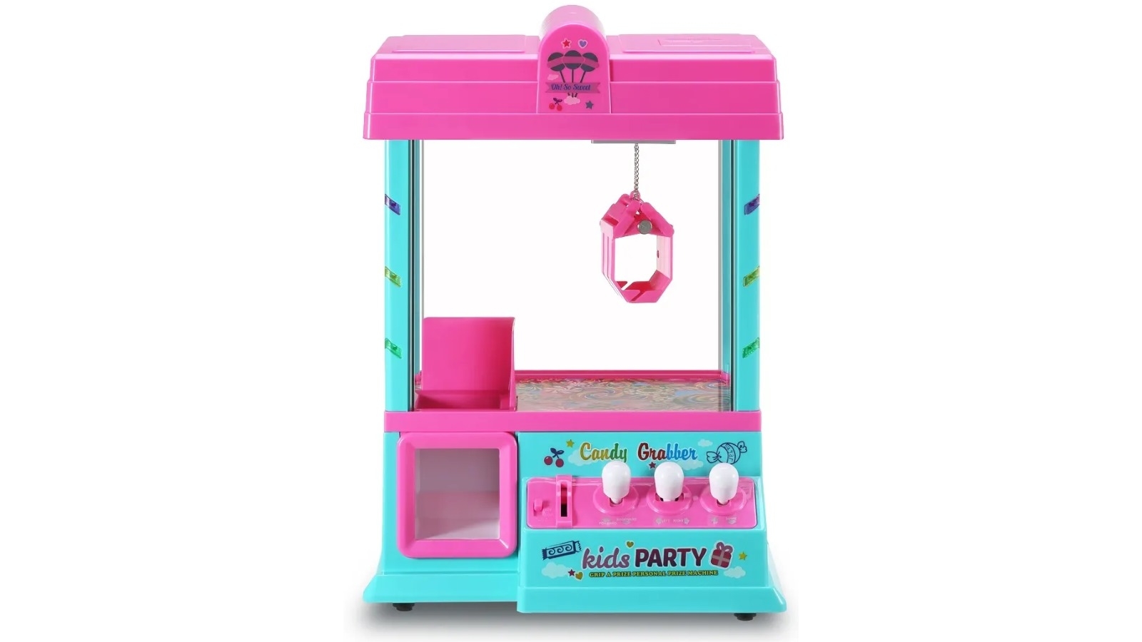 Claw Machine Arcade Game with LED Lights