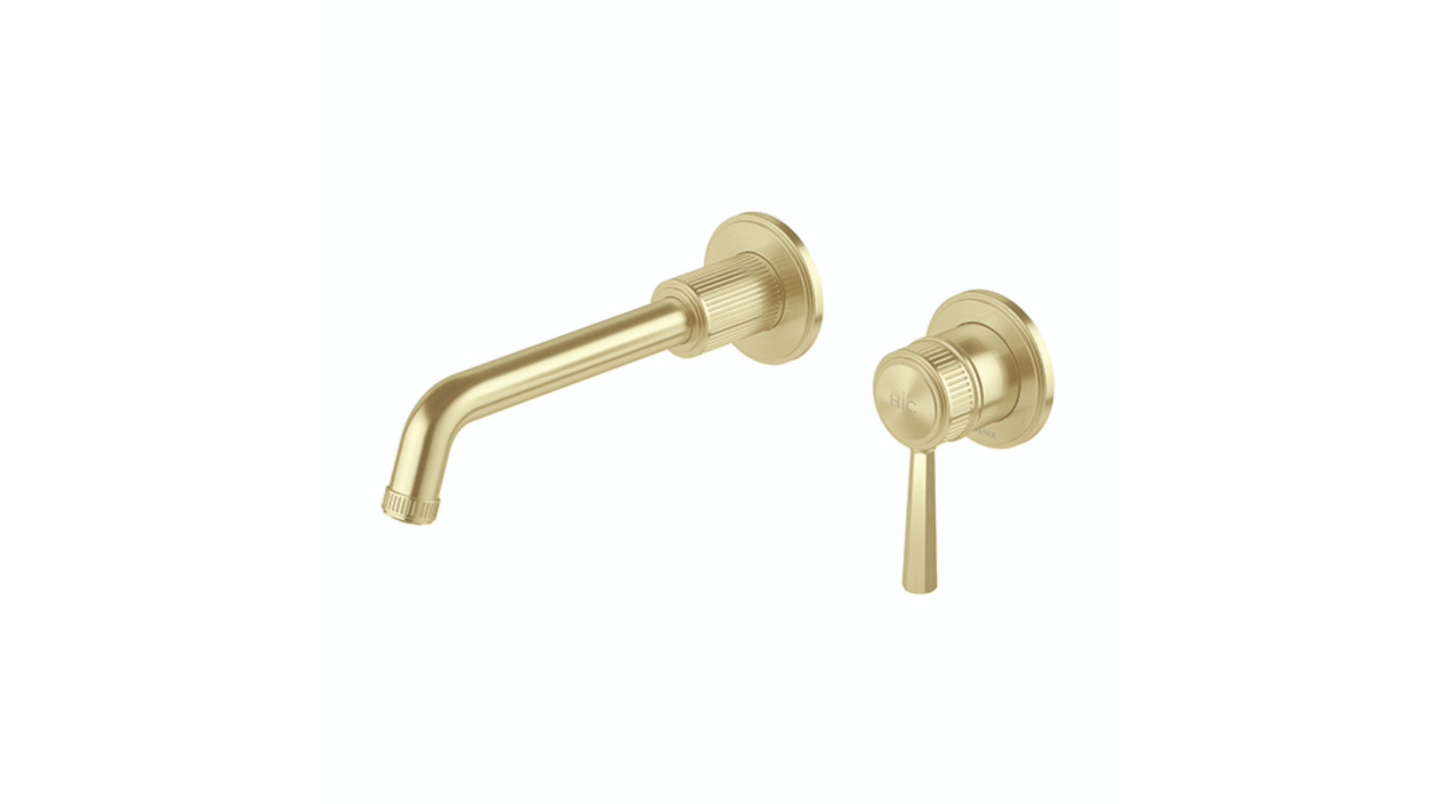 Phoenix Wiltern 190mm SwitchMix Wall/Basin Bath Mixer Set - Brushed Gold