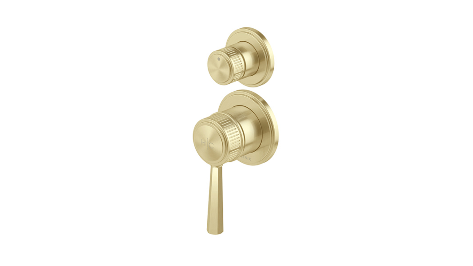 Phoenix Wiltern SwitchMix Shower/Bath Diverter Mixer Complete Kit - Brushed Gold