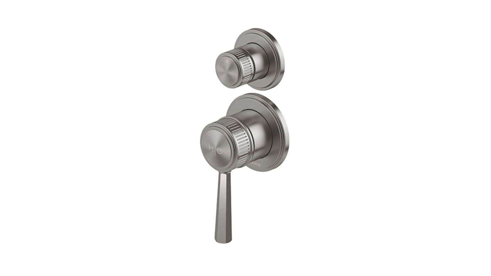 Phoenix Wiltern SwitchMix Shower/Bath Diverter Mixer Complete Kit - Brushed Carbon
