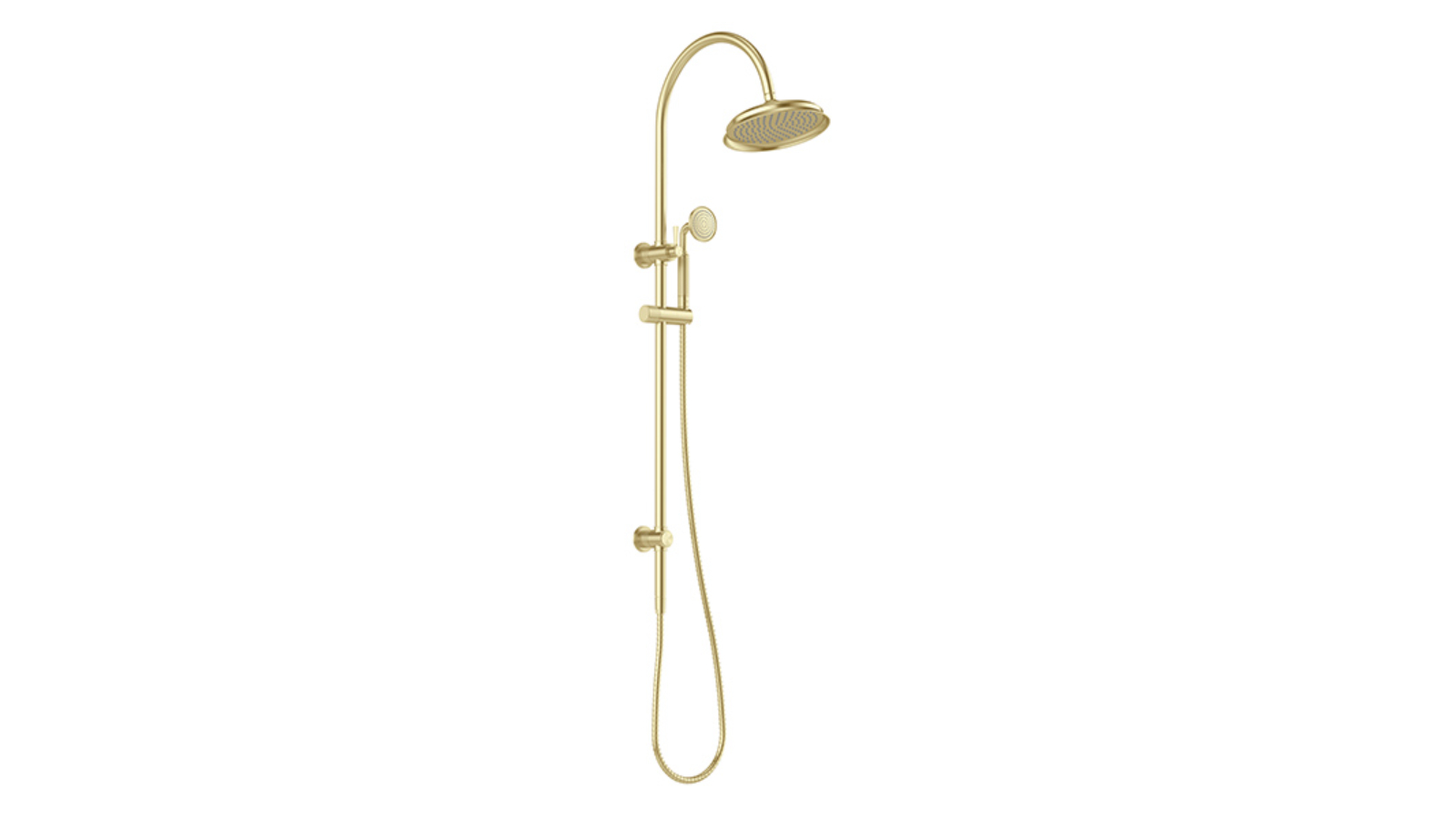 Phoenix Wiltern Twin Shower - Brushed Gold