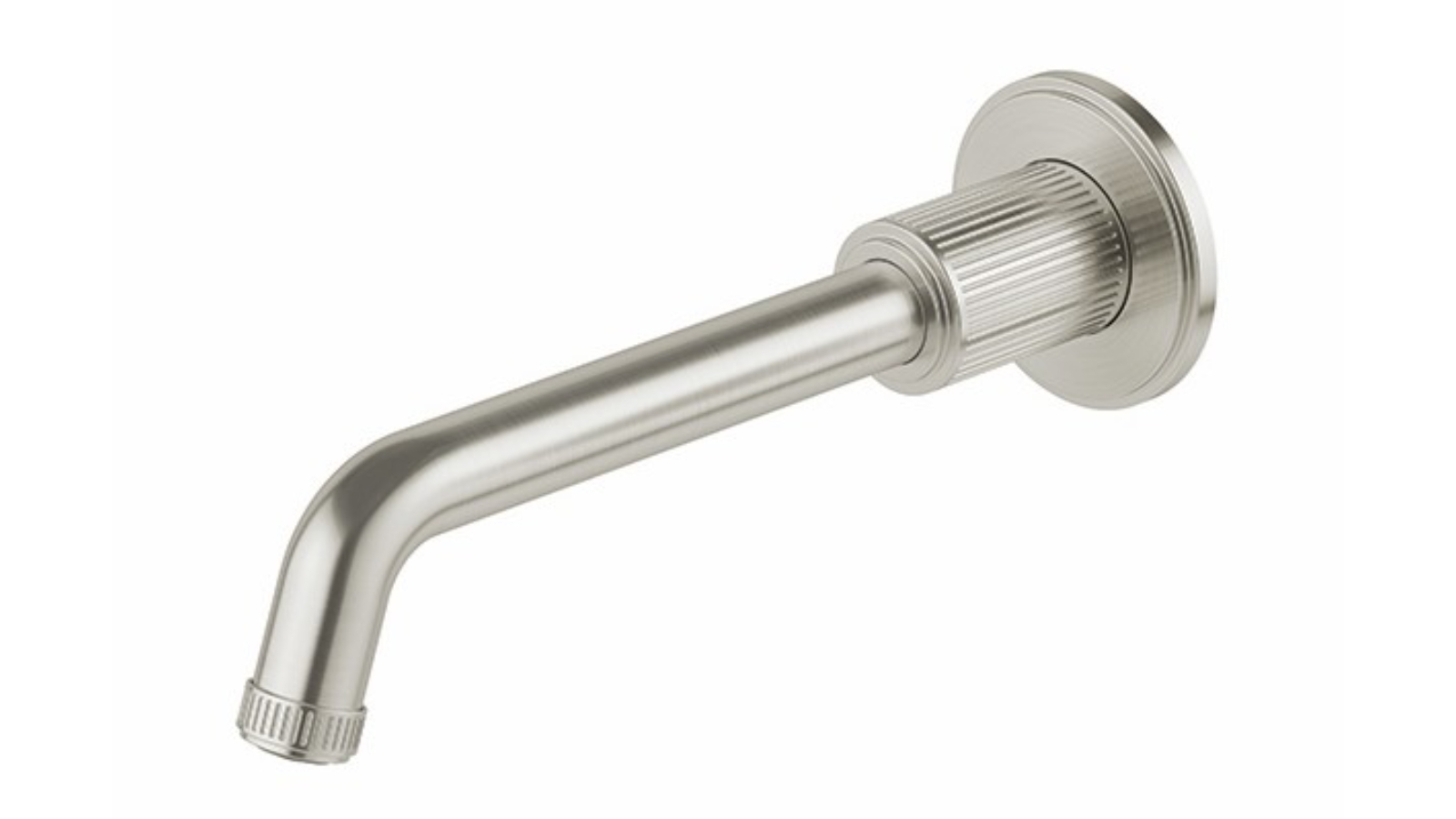 Phoenix Wiltern 190mm Wall Basin/Bath Outlet - Brushed Nickel