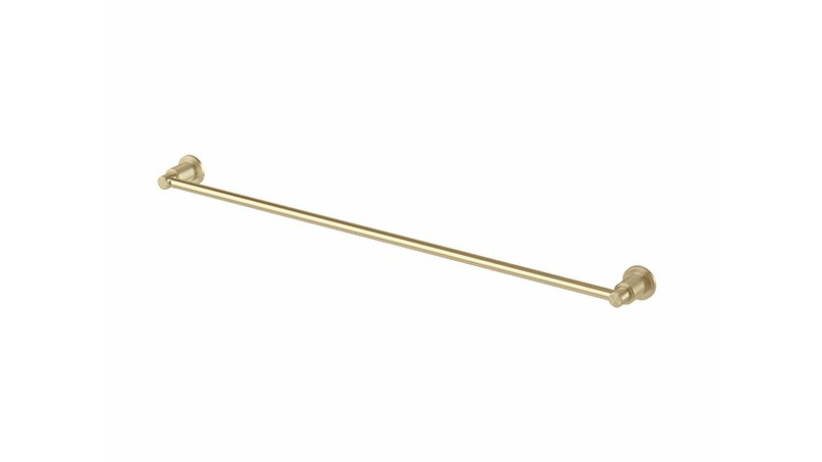Phoenix Wiltern 800mm Single Towel Rail - Brushed Gold