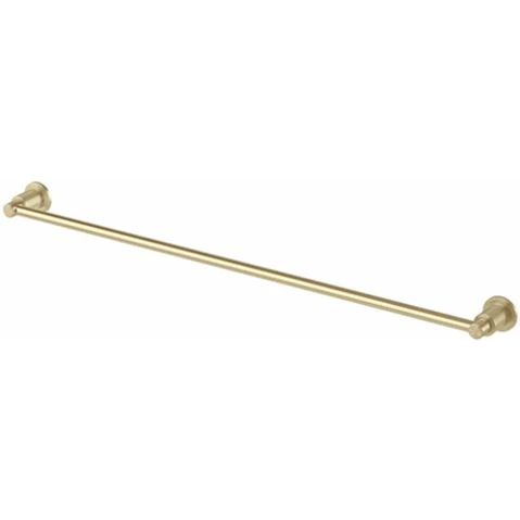 Phoenix Wiltern 800mm Single Towel Rail - Brushed Gold