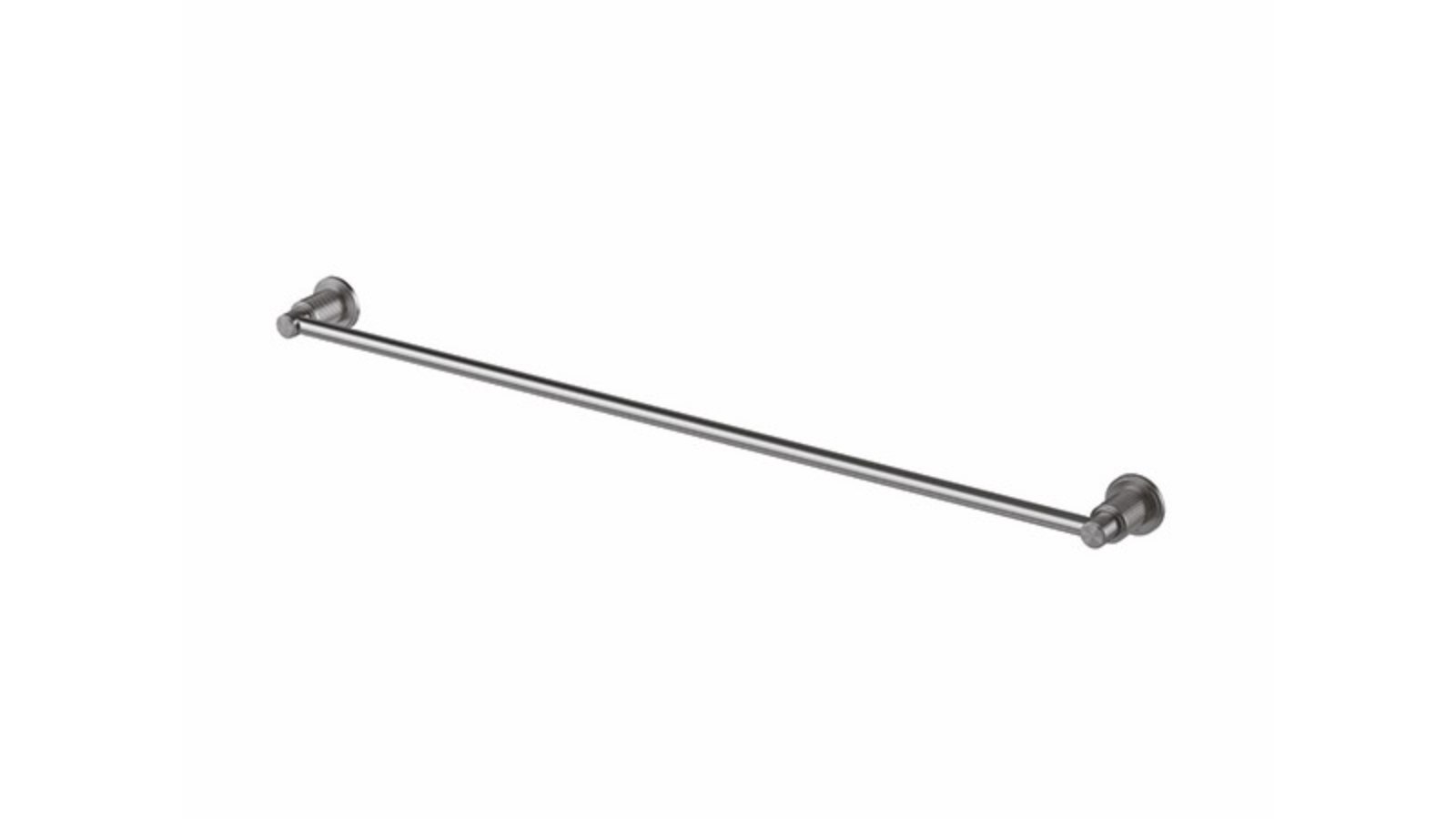 Phoenix Wiltern 800mm Single Towel Rail - Brushed Carbon