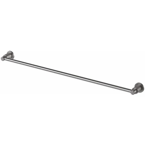 Phoenix Wiltern 800mm Single Towel Rail - Brushed Carbon