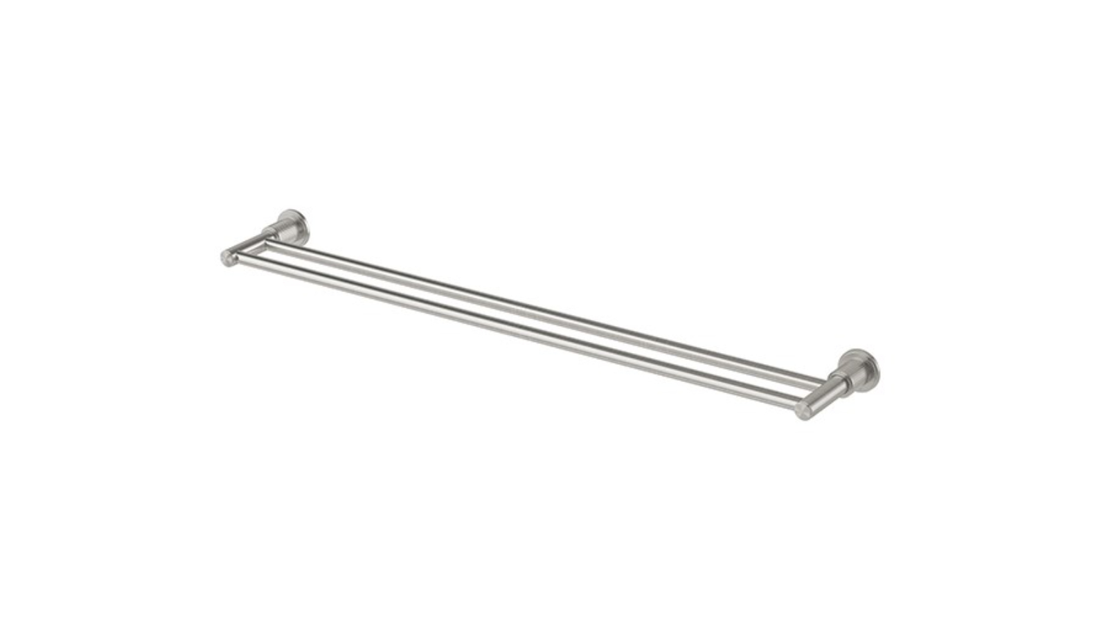 Phoenix Wiltern 800mm Double Towel Rail - Brushed Nickel