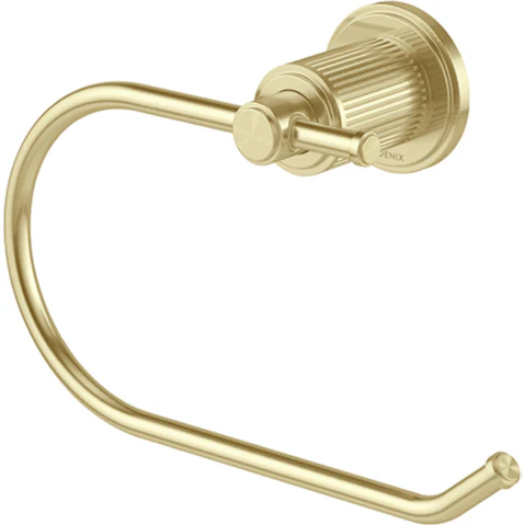 Phoenix Wiltern Toilet Roll Holder - Brushed Gold