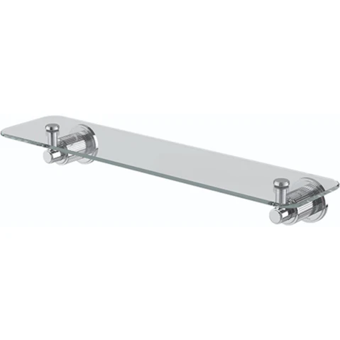 Phoenix Wiltern 450mm Glass Shelf - Chrome