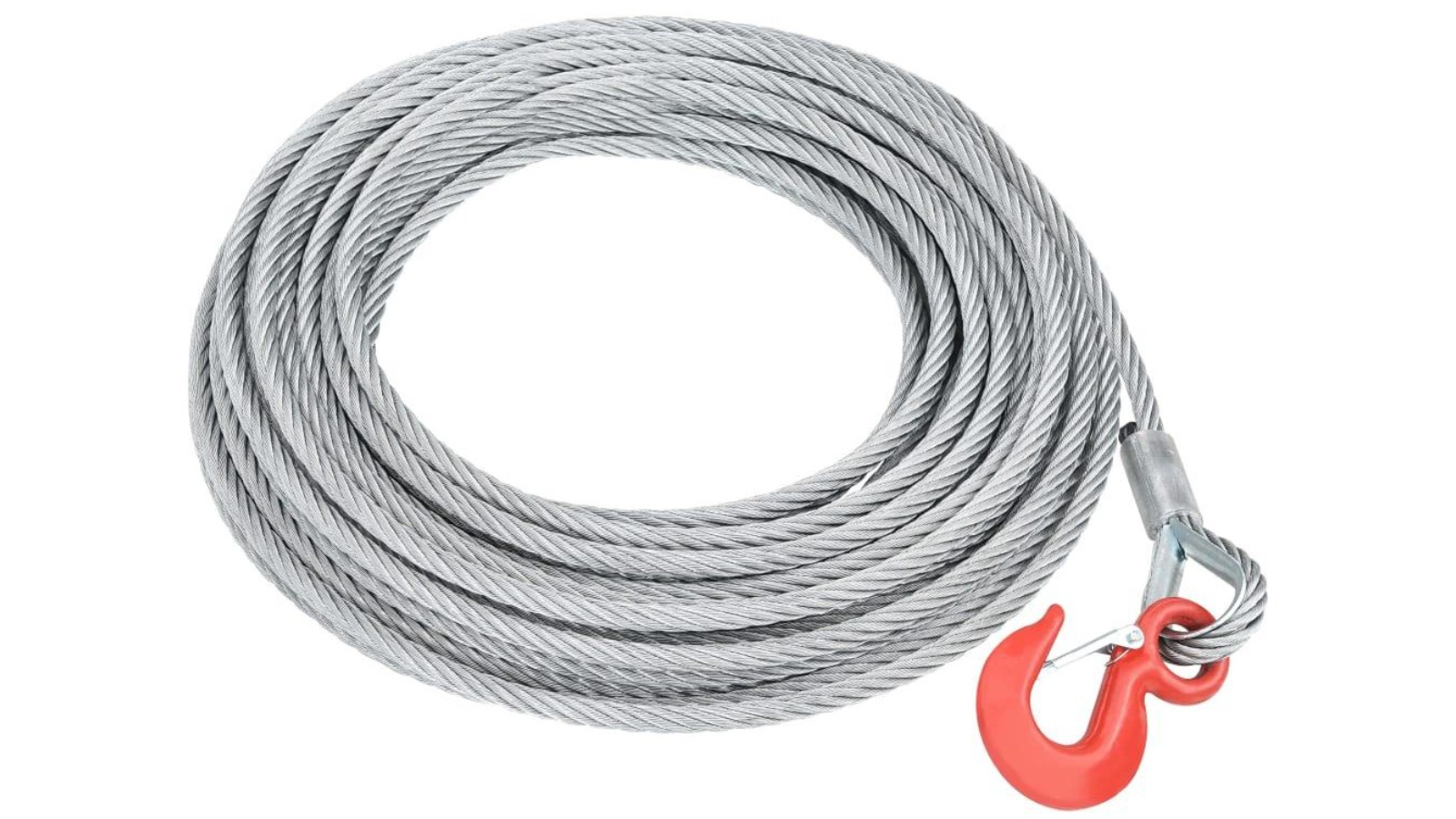 vidaXL 20metre Wire Rope Cable - 1600kg