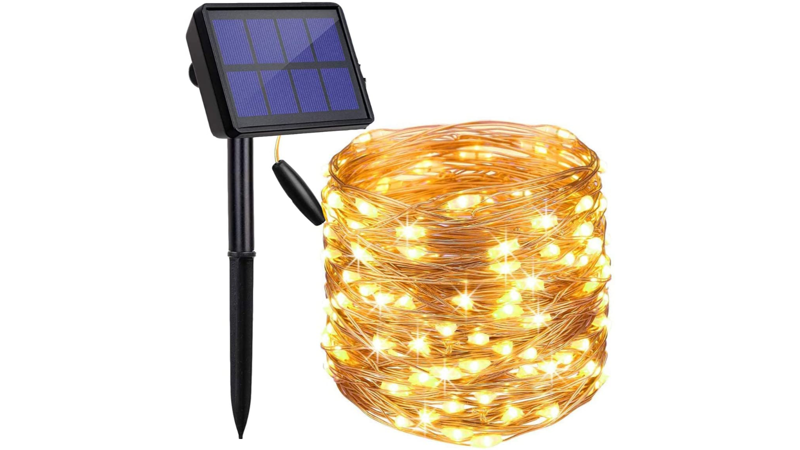 Vikus 200 Waterproof LED Solar Fairy Light Outdoor with 8 Lighting Mode for Home