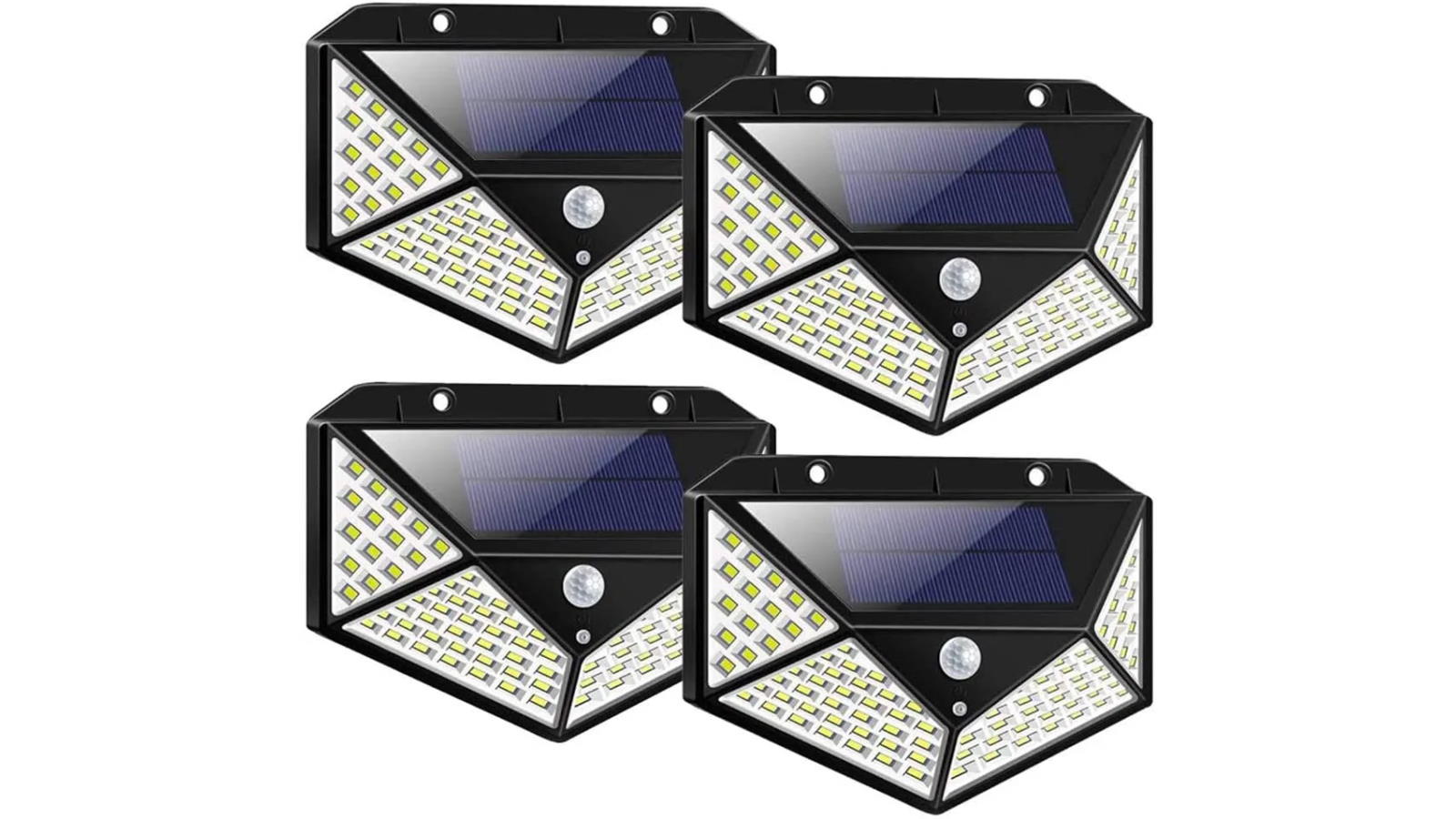 Vikus 4-Pack 100 Waterproof LED Outdoor Solar Fairy Light with 8 Lightning Modes