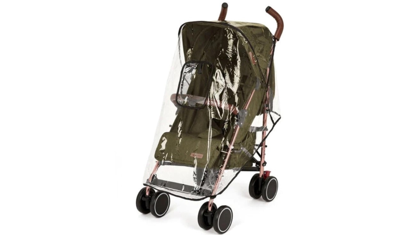 Ickle Bubba Discovery Max Pram Rose Gold/Khaki Harvey Norman