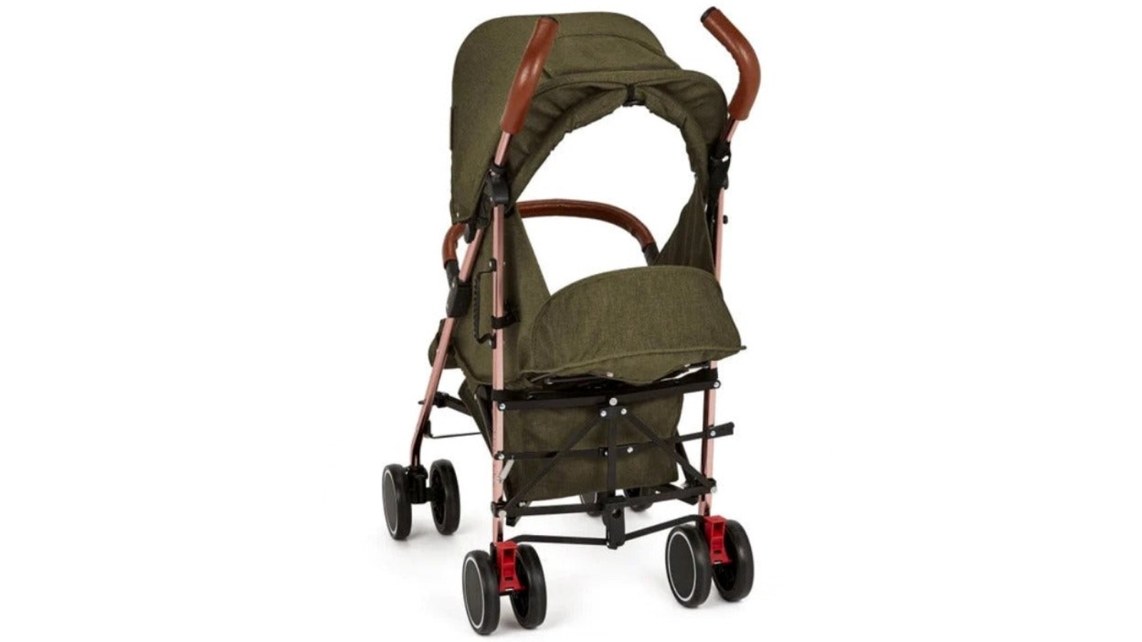 Ickle Bubba Discovery Max Pram Rose Gold/Khaki Harvey Norman