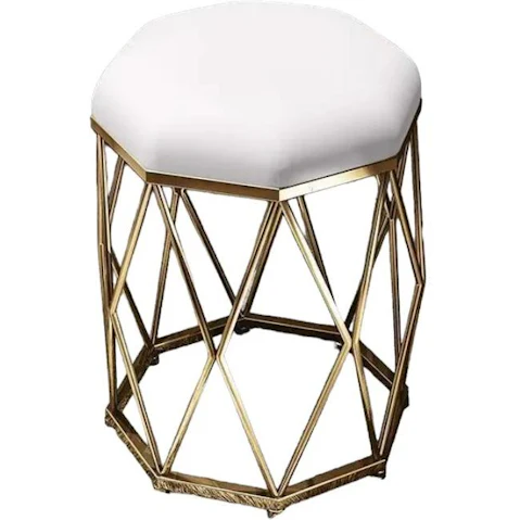 NNEOBA Elegance Dressing Stool - White
