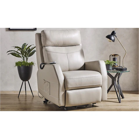 Saville Leather Dual Motor Lift Chair
