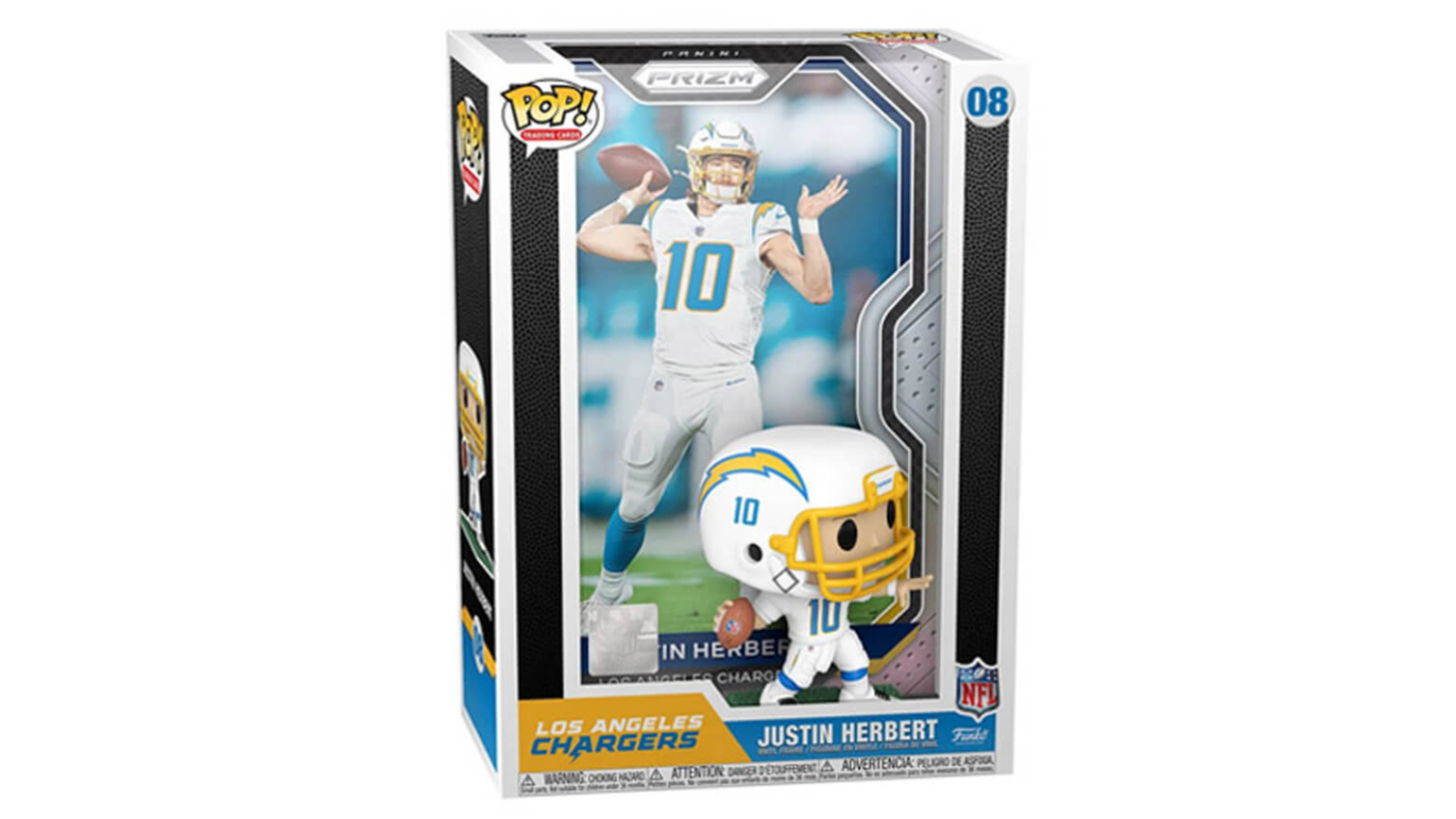 NFL Justin Herbert Pop Trading Card