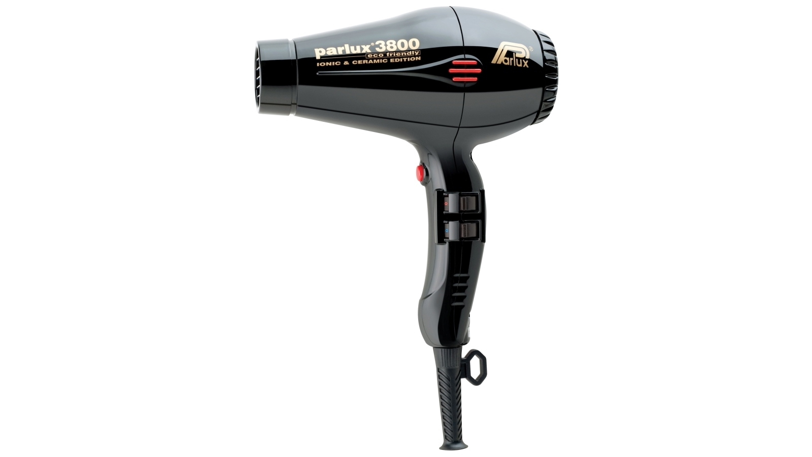 Parlux 3800 Eco Ceramic Ionic 2100W Hair Dryer Black Harvey