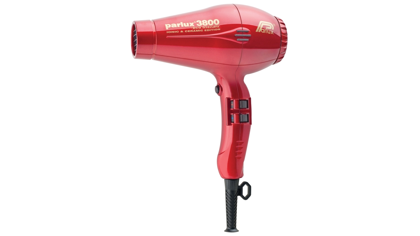 Parlux 3800 Eco Ceramic & Ionic 2100W Hair Dryer - Red