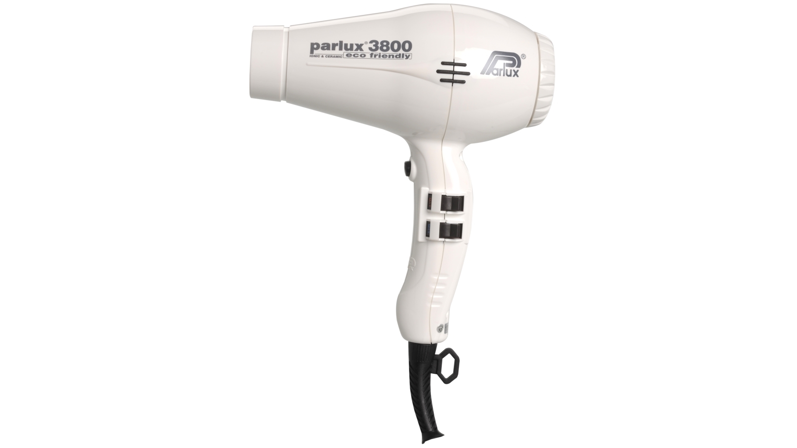 Parlux 3800 Eco Ceramic & Ionic 2100W Hair Dryer - White | Harvey