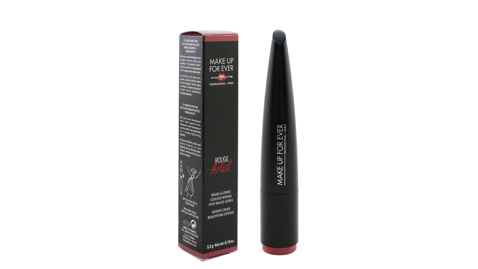 Make Up For Ever Rouge Artist Intense Color Beautifying Lipstick - # 162  Brave Punch 3.2g/0.1oz 