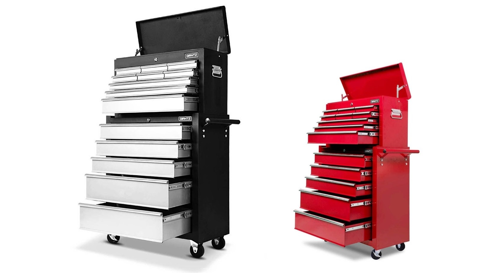 Giantz 14 Drawers Trolley Tool Box Cabinet Chest Storage