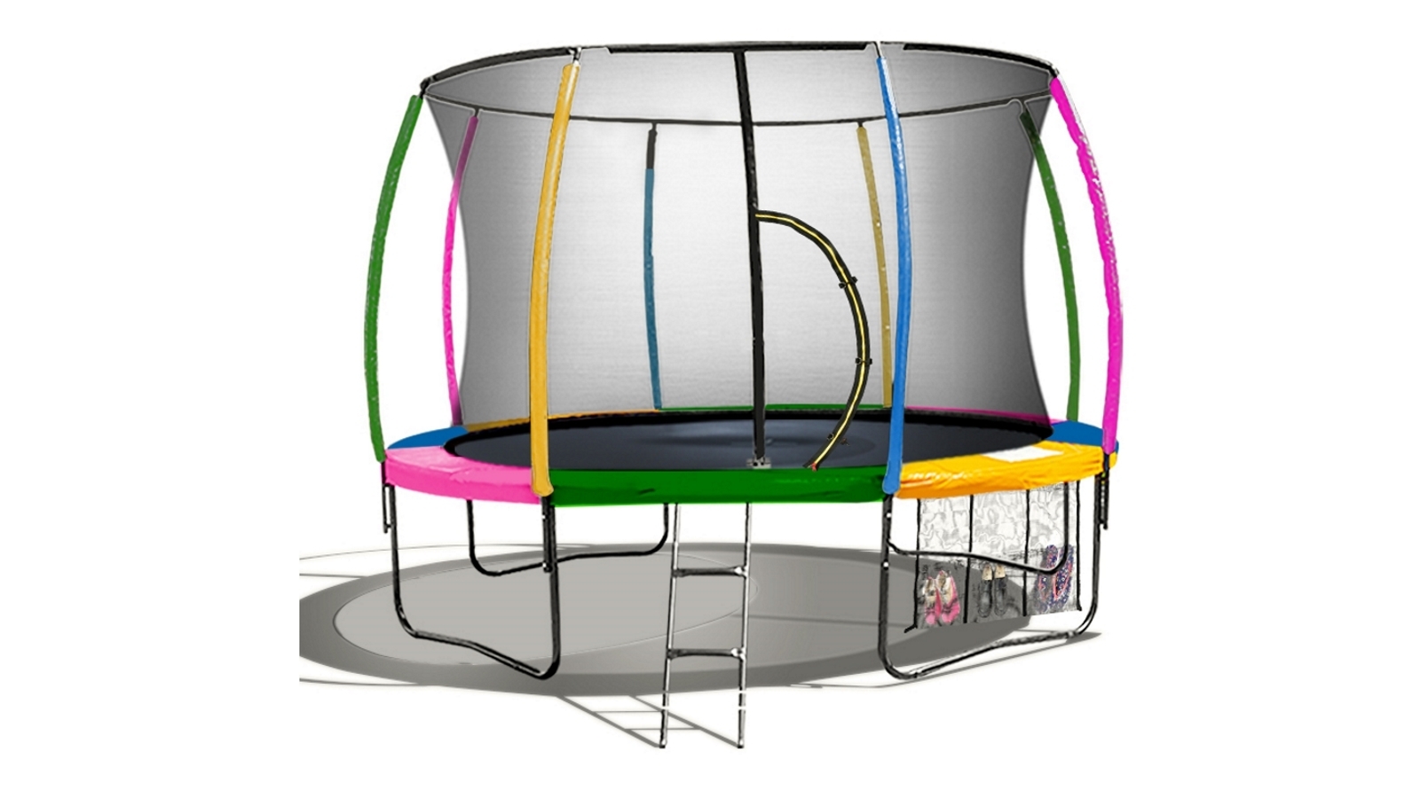 Kahuna 14ft Trampoline - Rainbow