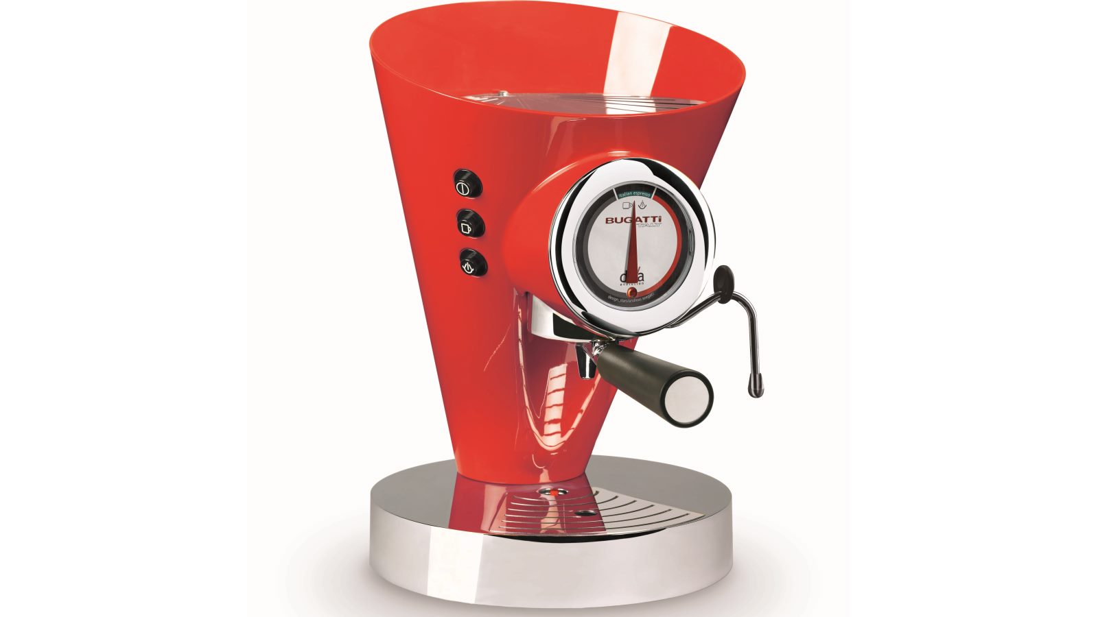 Bugatti Diva Evo Coffee Machine Red Harvey Norman