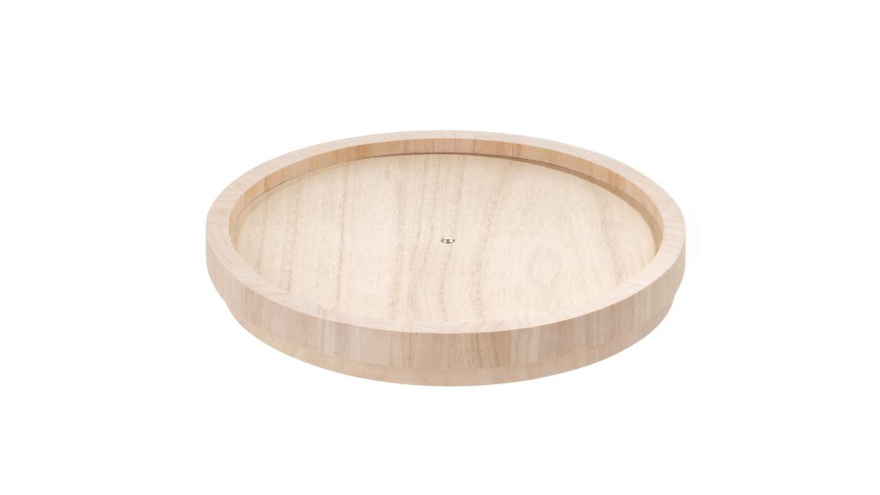 iDesign Wooden Lazy Susan Turntable - Natural