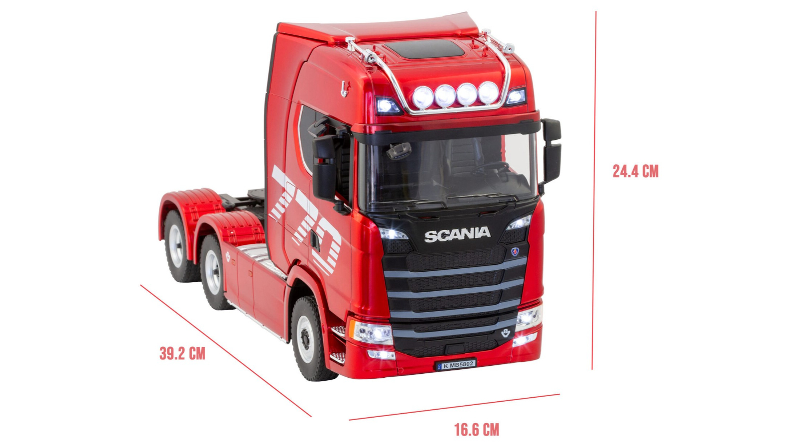 Gem Toys Scania Licensed Remote Control Trailer Head Truck with Lights ...