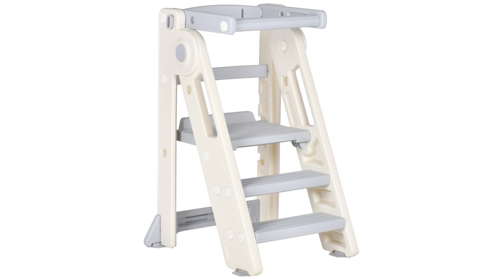 Advwin Foldable Kids Adjustable Standing Step Stool