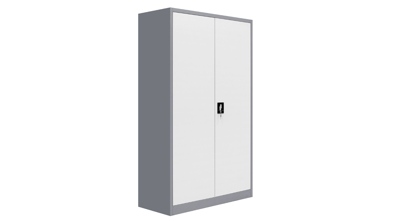 Steel Storage Cabinet Wardrobe Closet with a Lock Door