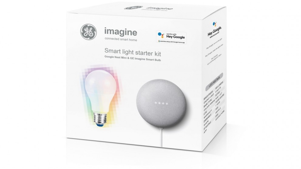 Google Smart Light Starter Kit Google Mini And Bulb Google Smart