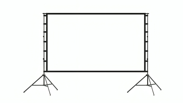 Yarra Supply 1080 HD Movie Projector Screen Tripods with Stand - 150inch
