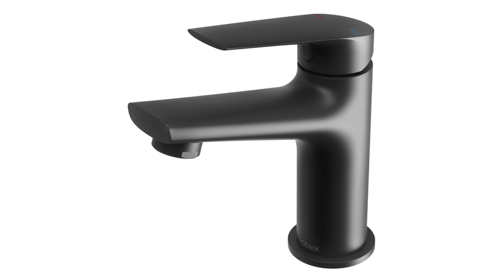 Phoenix Arlo 6 Star Lead-Free Basin Mixer - Matte Black
