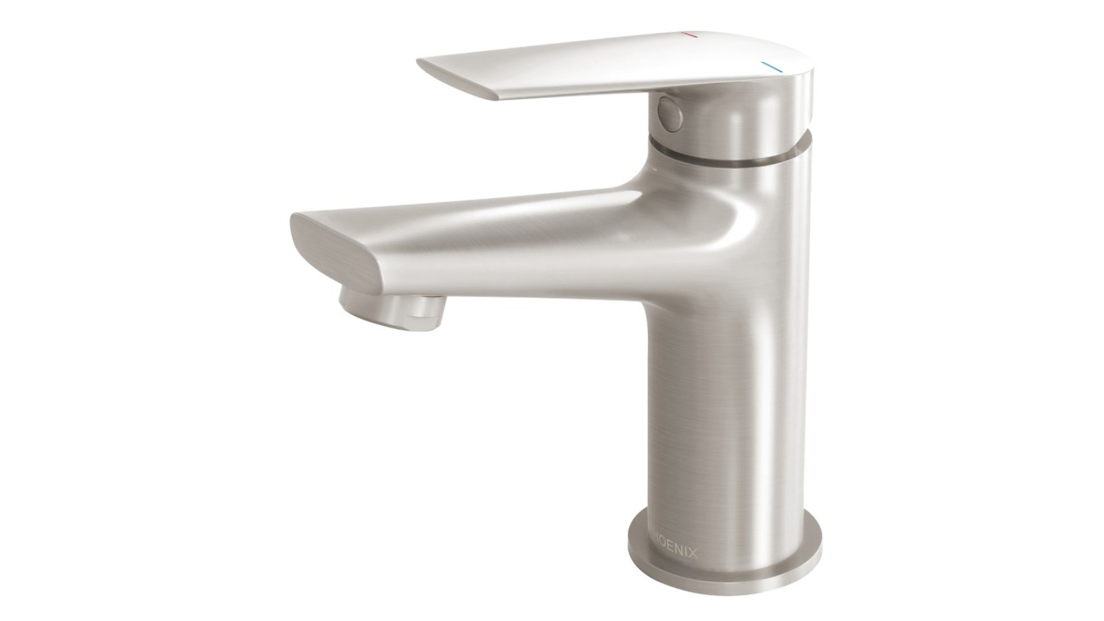 Phoenix Arlo 6 Star Lead-Free Basin Mixer - Brushed Nickel