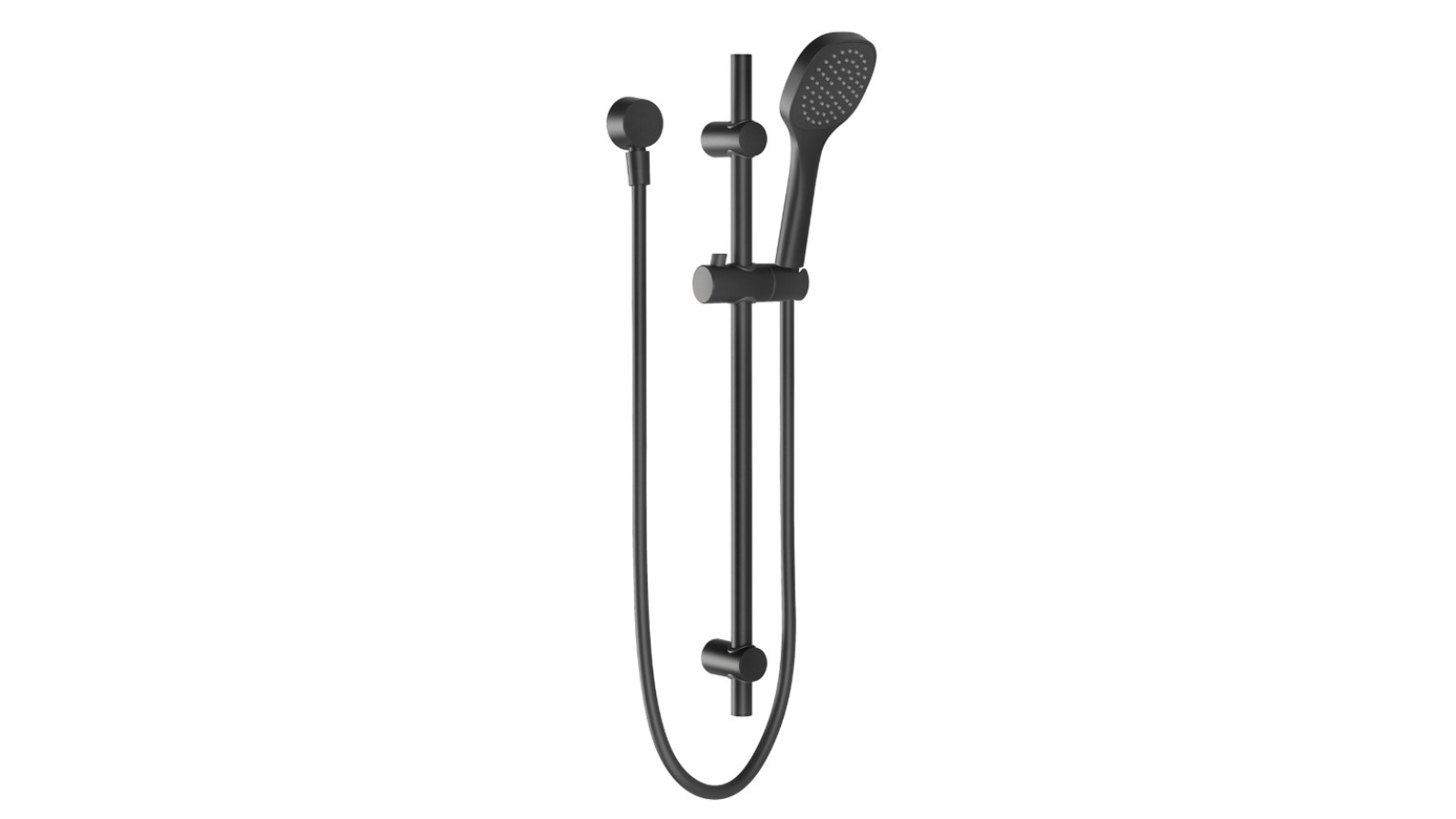Phoenix Teva Rail Shower - Matte Black