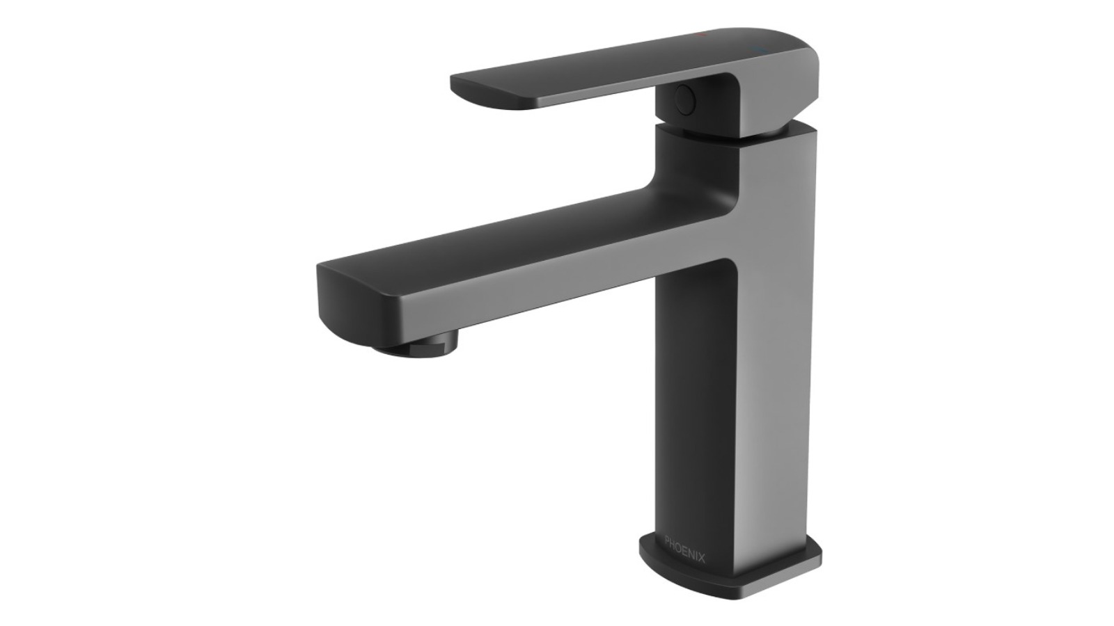 Phoenix Teva 6 Star Lead-Free Basin Mixer - Matte Black