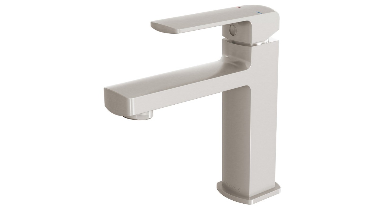 Phoenix Teva 6 Star Lead-Free Basin Mixer - Brushed Nickel