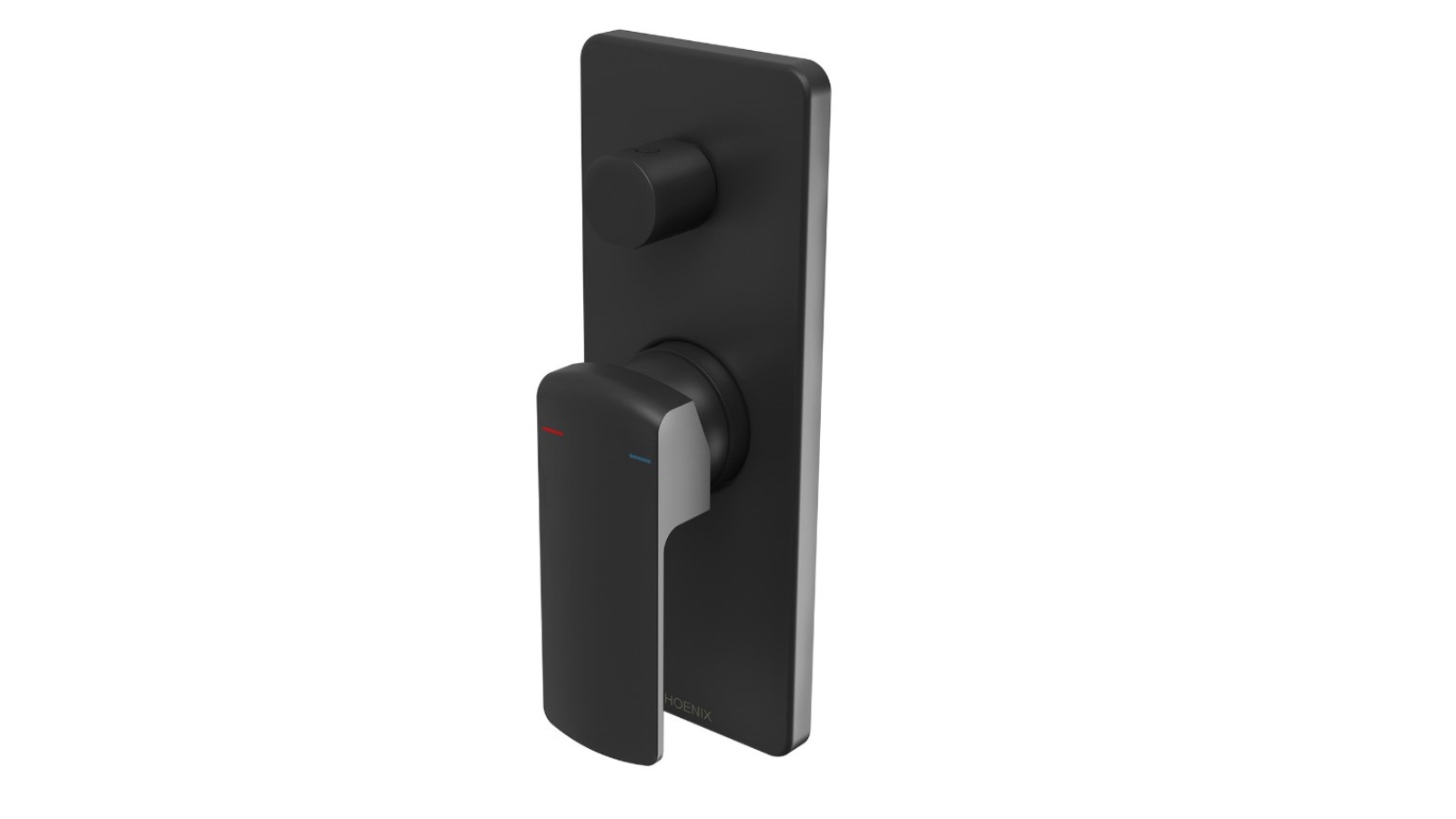 Phoenix Teva Trim-Kit Only Shower/Bath Diverter Mixer - Matte Black