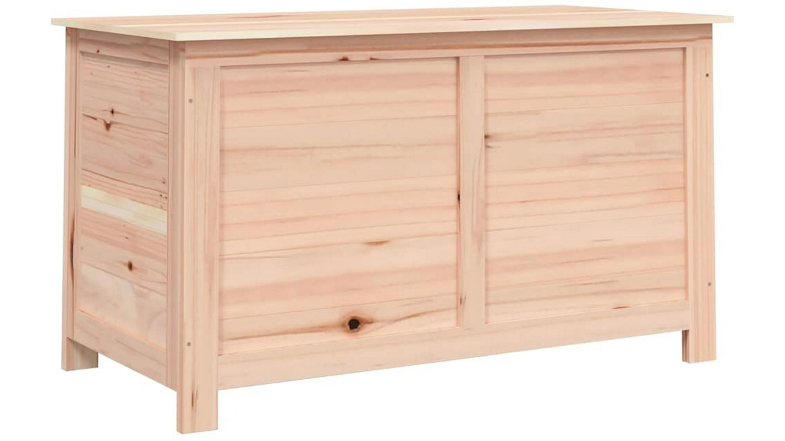 vidaXL 100 x 50 x 56cm Solid Wood Fir Outdoor Cushion Box