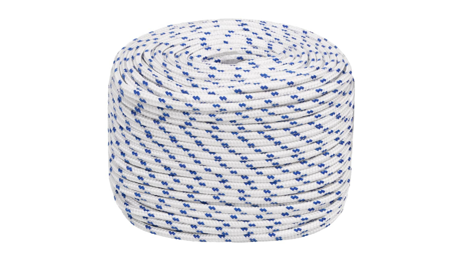 vidaXL White Polypropylene Boat Rope