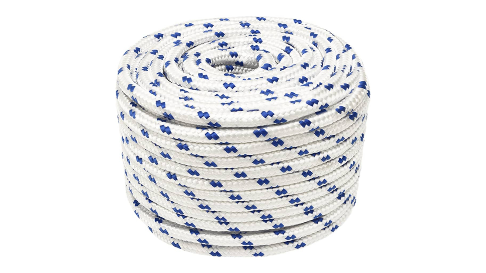 vidaXL White Polypropylene Boat Rope - 1.2 x 100metre