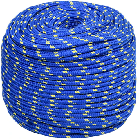 vidaXL Blue Polypropylene Boat Rope - 1 x 25metre
