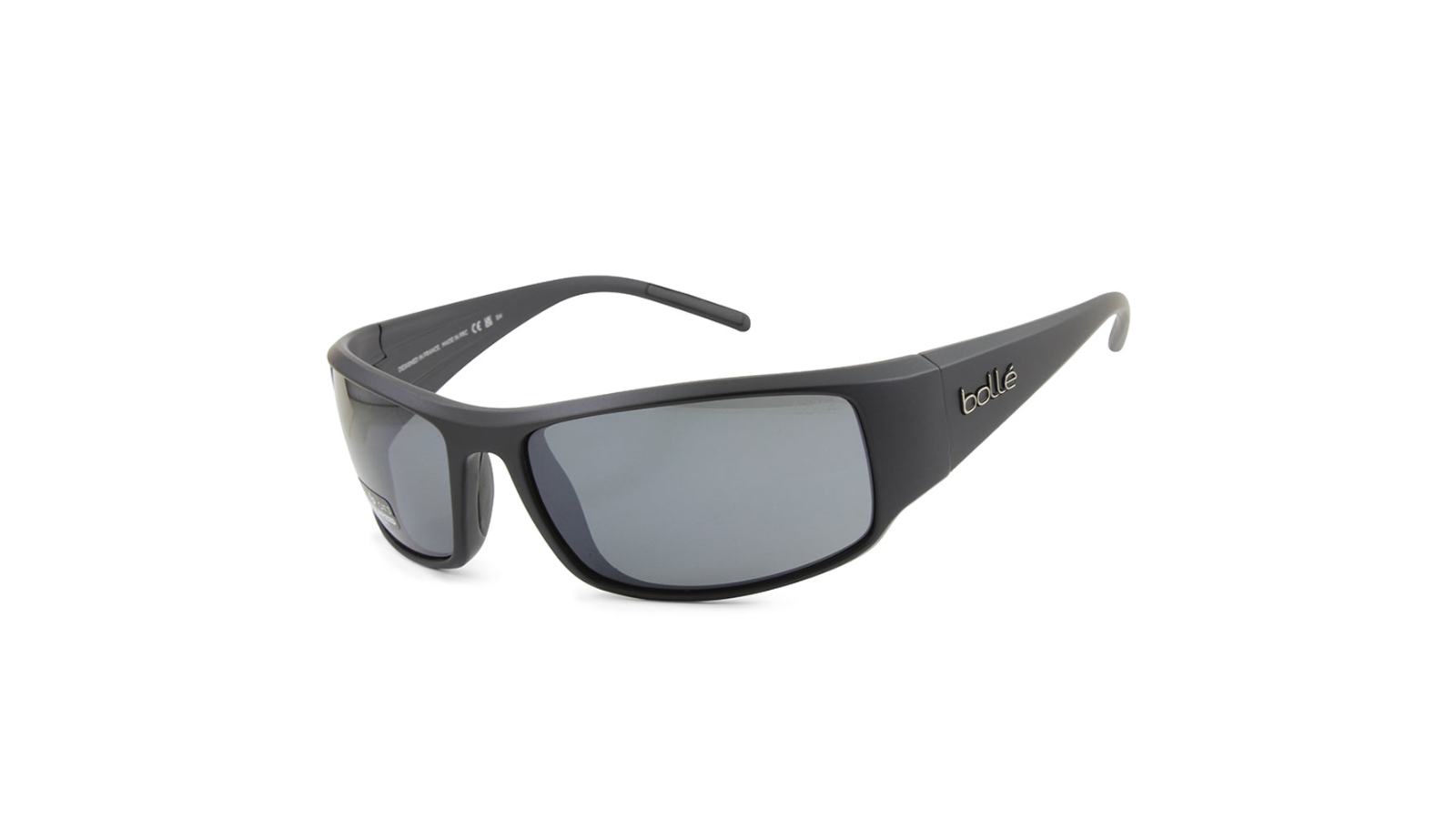 Bolle 12573 King TNS Polarised Men's Lifestyle Sunglass - Matte Black/Grey