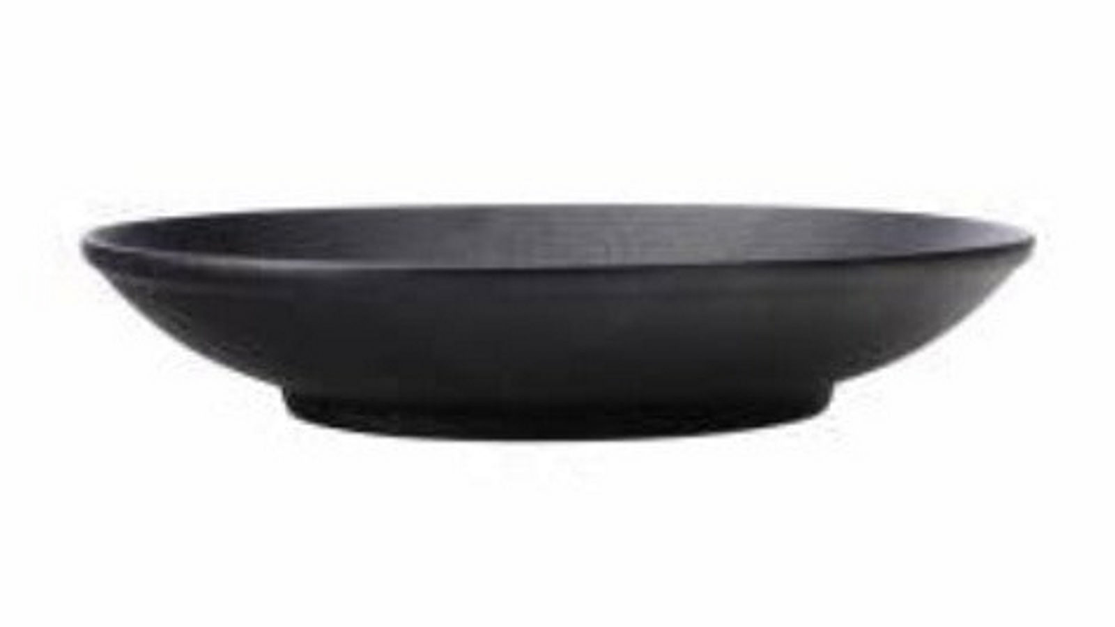 Maxwell and Williams 25cm Porcelain Caviar Footed Bowl - Matte Black
